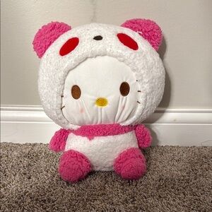 Hello Kitty Pink and White Stuffed Animal